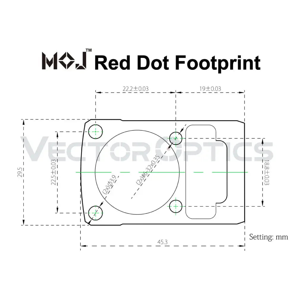 Vector Optics Frenzy 1x22x26 MOS mira de punto rojo Vector Optics