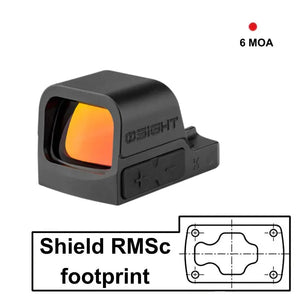 Miras de punto rojo con ajuste directo para CZ P-09F Nocturne
