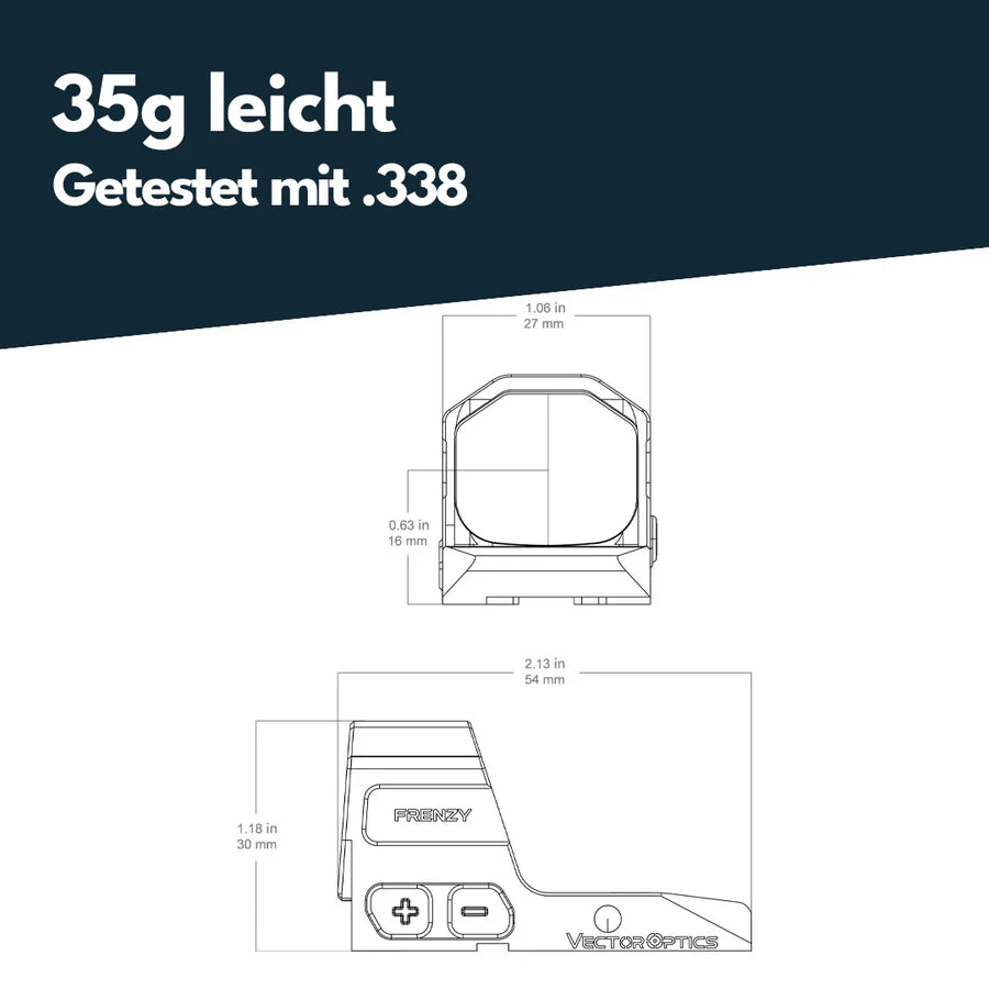 Vector Optics Frenzy 1x20x24 para CZ Shadow 2 OR 