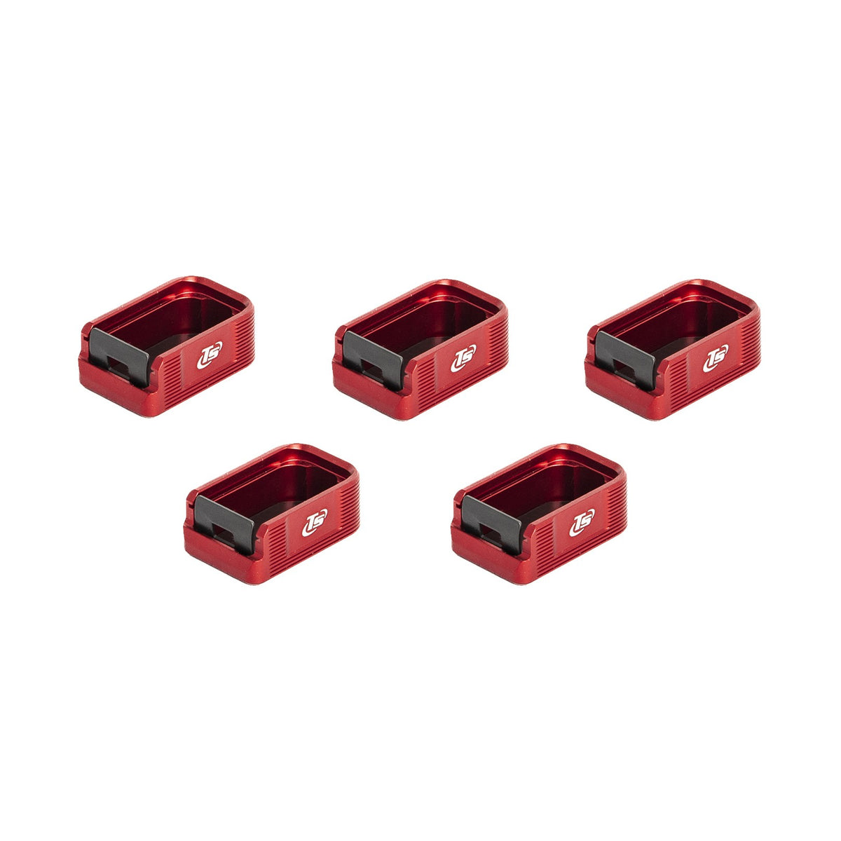 CZ Shadow 2, CZ 75 & SP-01 base del cargador alu TS - juego de 5 pcs | +2 cartuchos