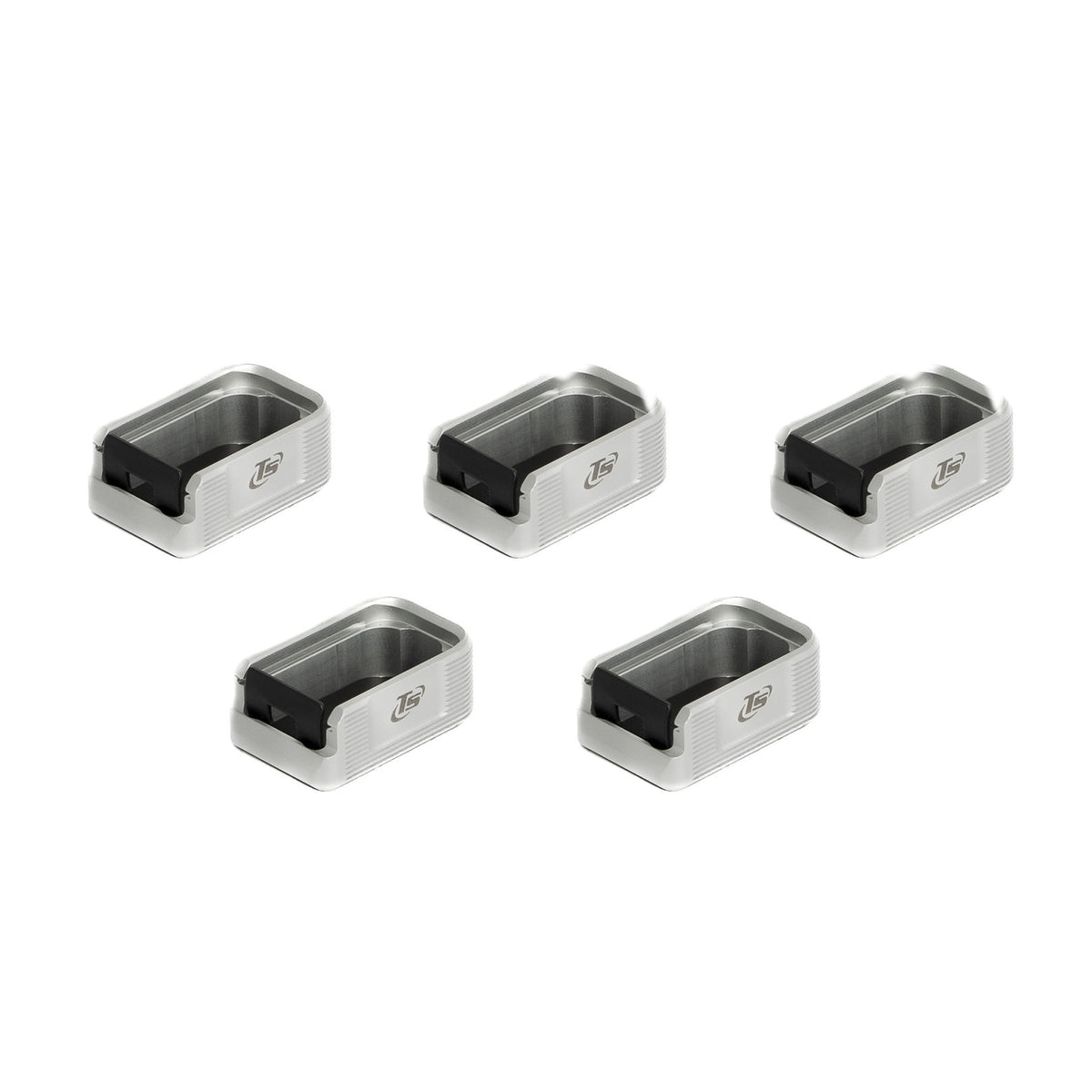 CZ Shadow 2, CZ 75 & SP-01 base del cargador alu TS - juego de 5 pcs | +2 cartuchos