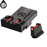 CZ 75B, CZ P-01, CZ 75 SP-01 miras ajustables | fibra óptica B 