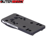 CZ 75B, CZ P-01, CZ 75 SP-01 montura para mira de punto rojo universal | tipo C Outer Impact