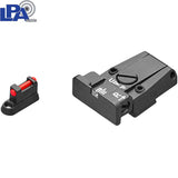 CZ 75B, CZ P-01, CZ 75 SP-01 juego de miras totalmente ajustables con fibra óptica LPA | tipo A