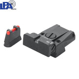 CZ 75B, CZ P-01, CZ 75 SP-01 juego de miras totalmente ajustables con fibra óptica LPA | tipo A