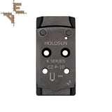 CZ P-10 placa adaptadora Optics Ready | huella Holosun K-series Evo Arms