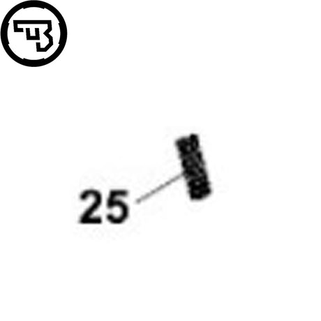 CZ P-10 resorte de placa de desmontaje | pieza #25