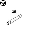 CZ P-10 pasador de inserción del punto de mira | pieza n.º 35