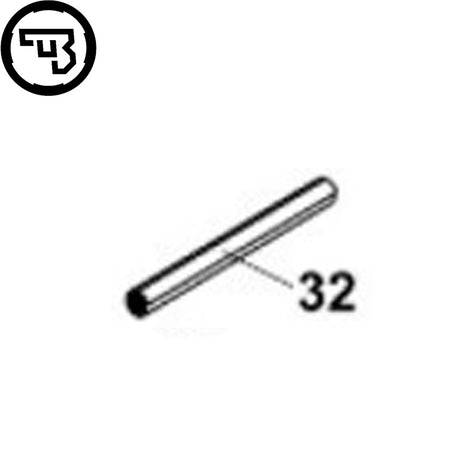 CZ P-10 pasador enrollado del punto de mira | pieza n.º 32