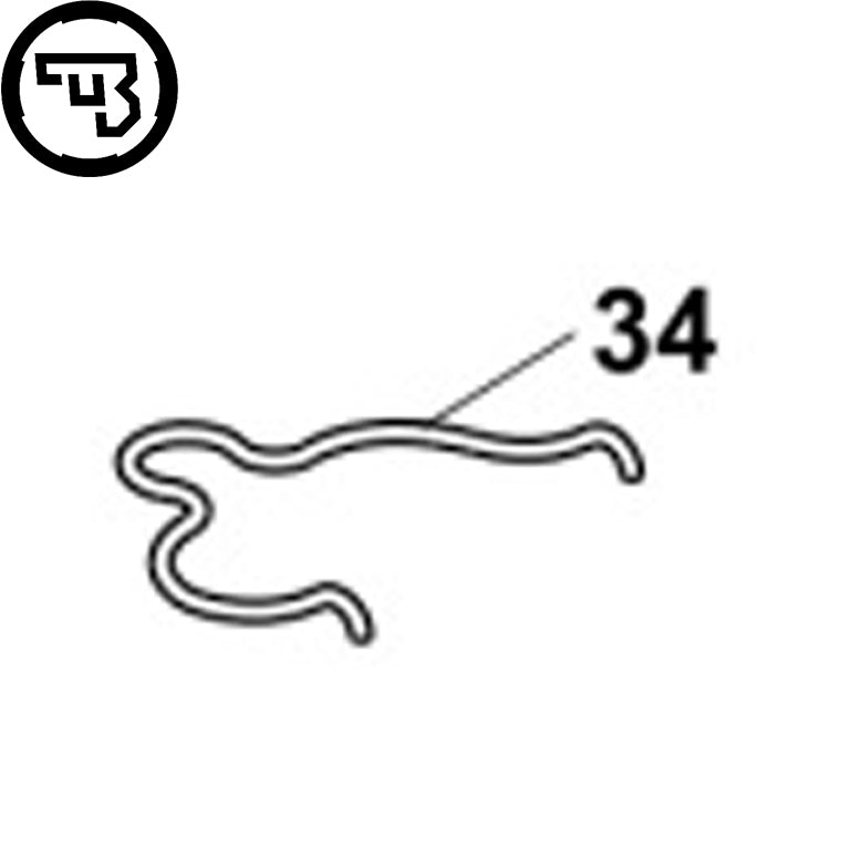 CZ Shadow 2, CZ 75B, CZ 75 SP-01 Shadow muelle de la barra del gatillo | parte #34