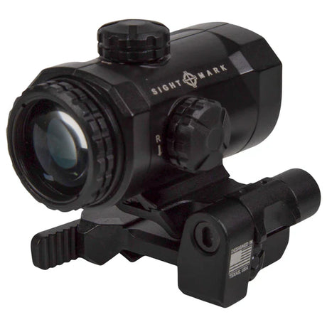 Sightmark XTM-3 magnificador 3x con montura para mira de punto rojo LQD abatible lateral 