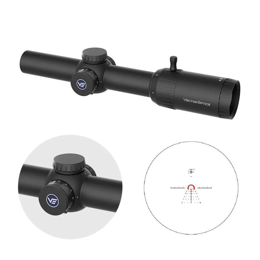 Vector Optics Constantine 1-8x24 FFP RAR visor de rifle