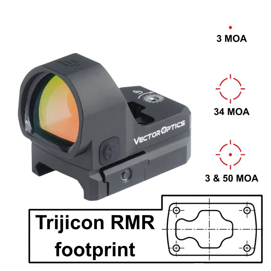 Vector Optics Frenzy 1x22x26 MOS MRS mira de punto rojo
