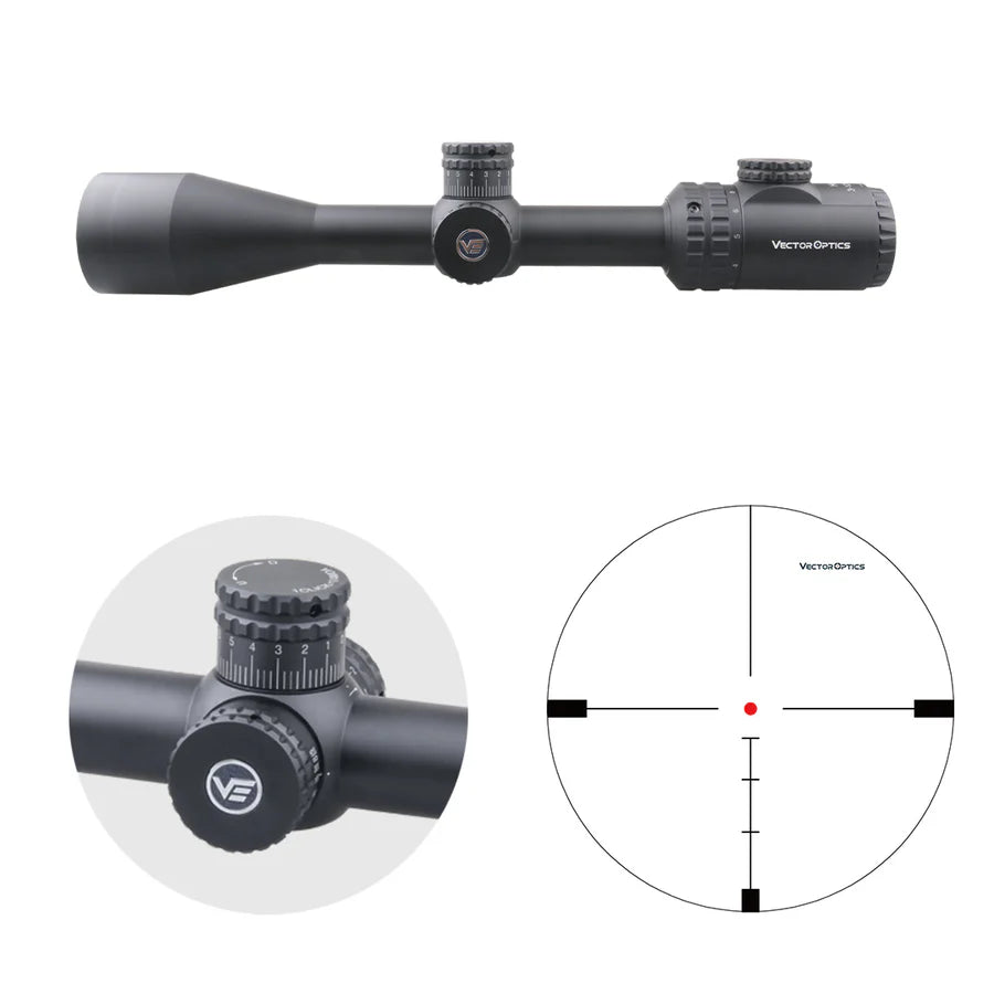 Vector Optics Hugo 3-12x44GT SFP visor de rifle