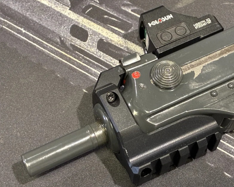 Vz 61 Skorpion montura para mira de punto rojo with riel Picatinny / M-Lok | Holosun K-series huella