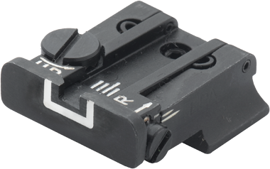 CZ 75B CZ P-01 CZ 75 SP-01 alza ajustable | líneas blancas