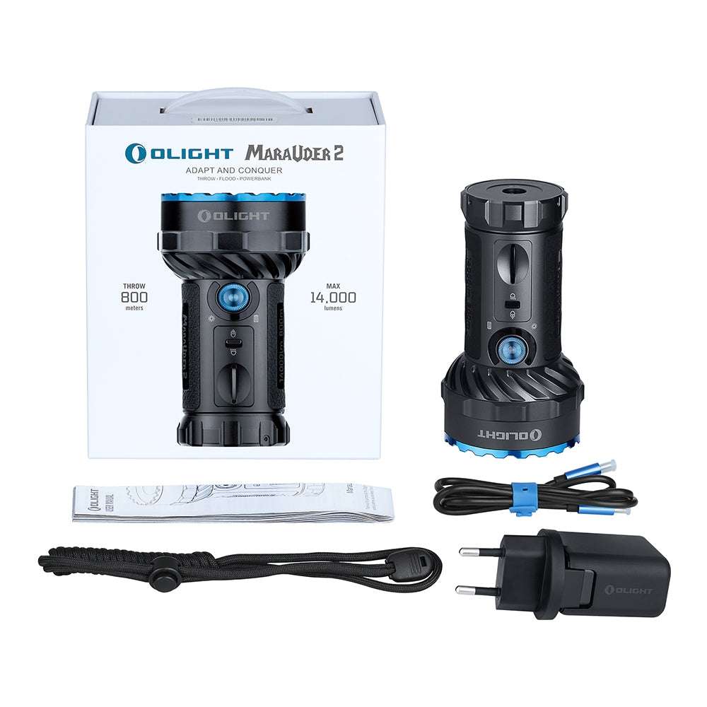 Olight Marauder 2 | linterna recargable ultrapoderosa | 14.000 lm