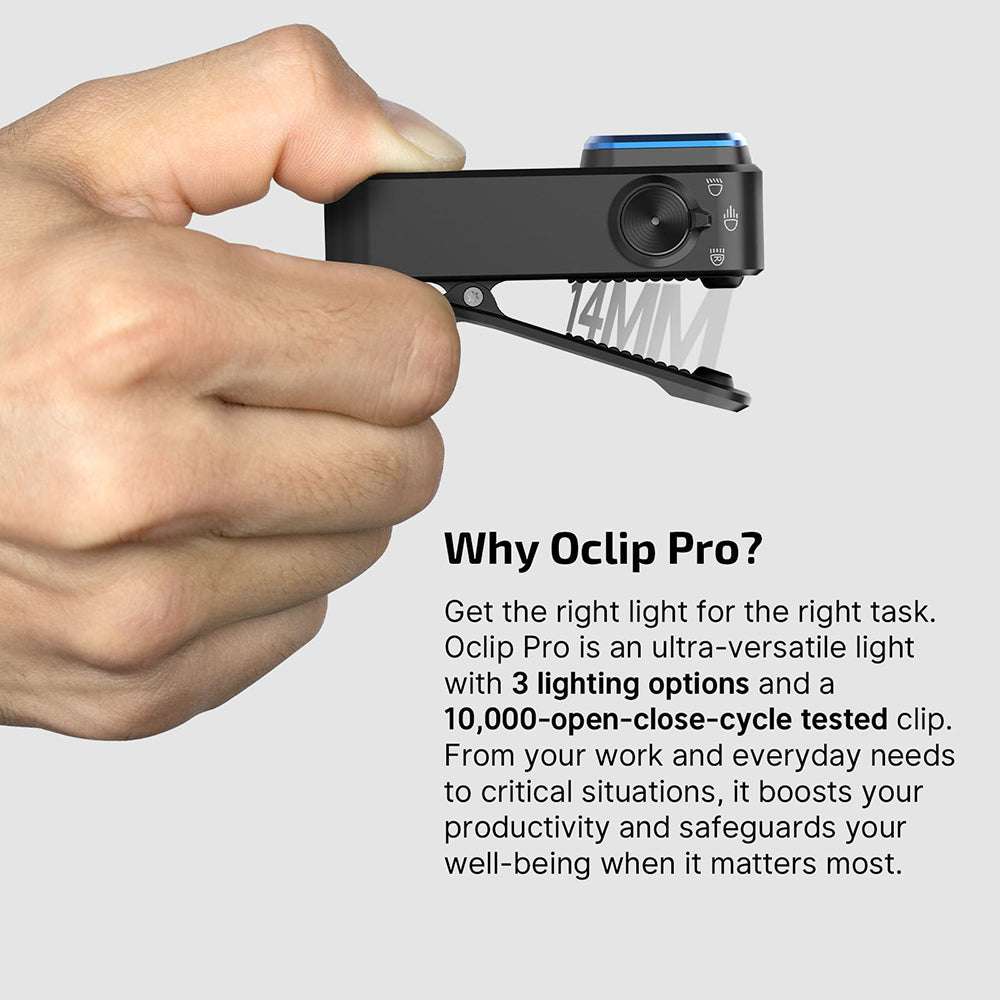 Olight Oclip Pro | linterna con clip multifuncional | 500 lm