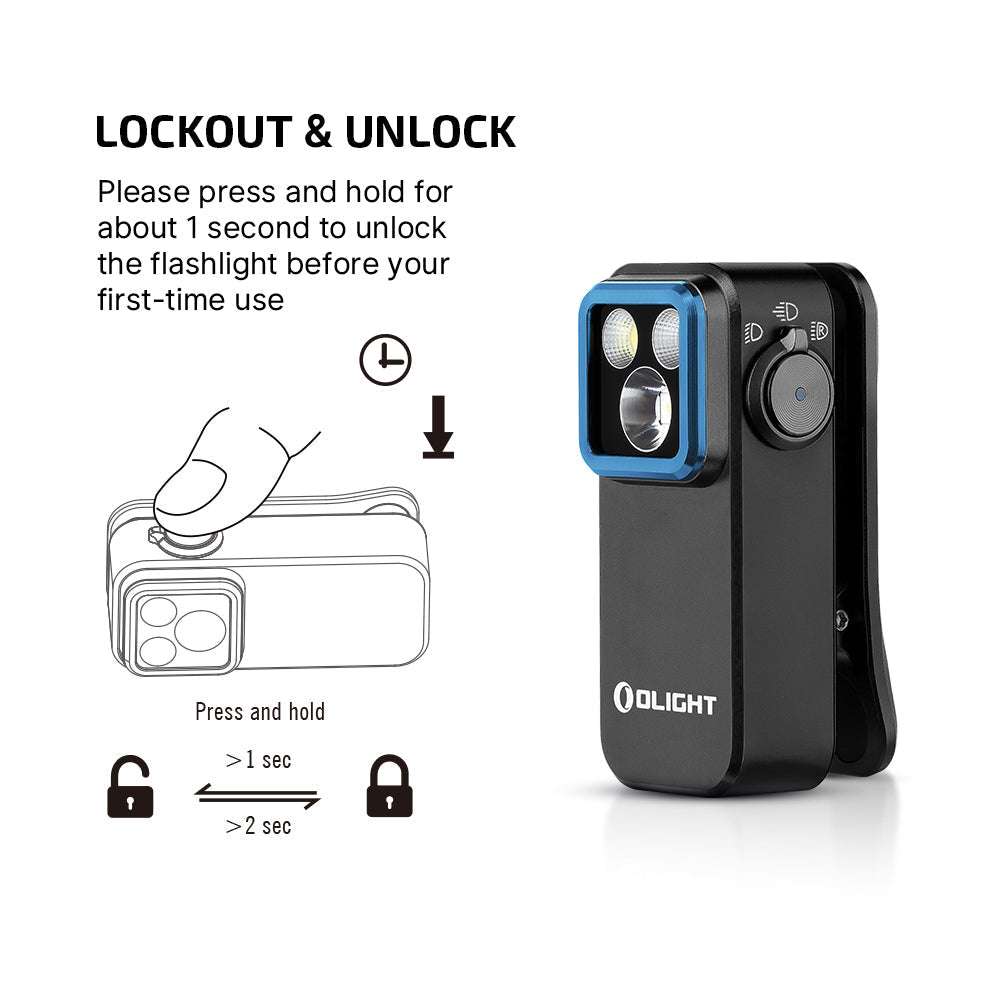 Olight Oclip Pro | linterna con clip multifuncional | 500 lm