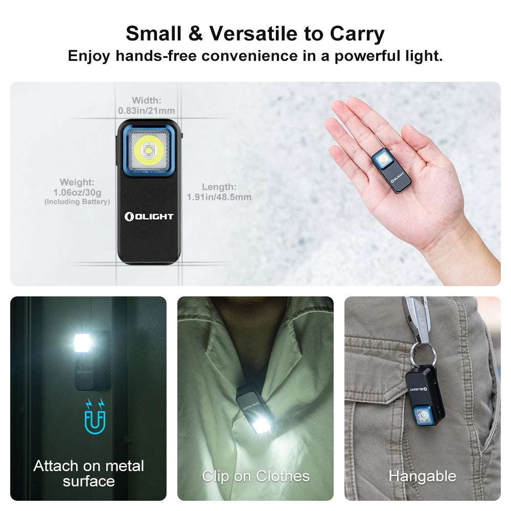 Olight Oclip | luz con clip EDC recargable | 300 lm