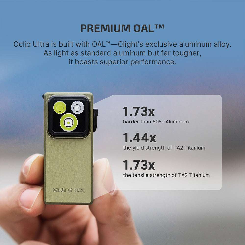 Olight Oclip Ultra | linterna EDC 3 en 1 con clip | 530 lm