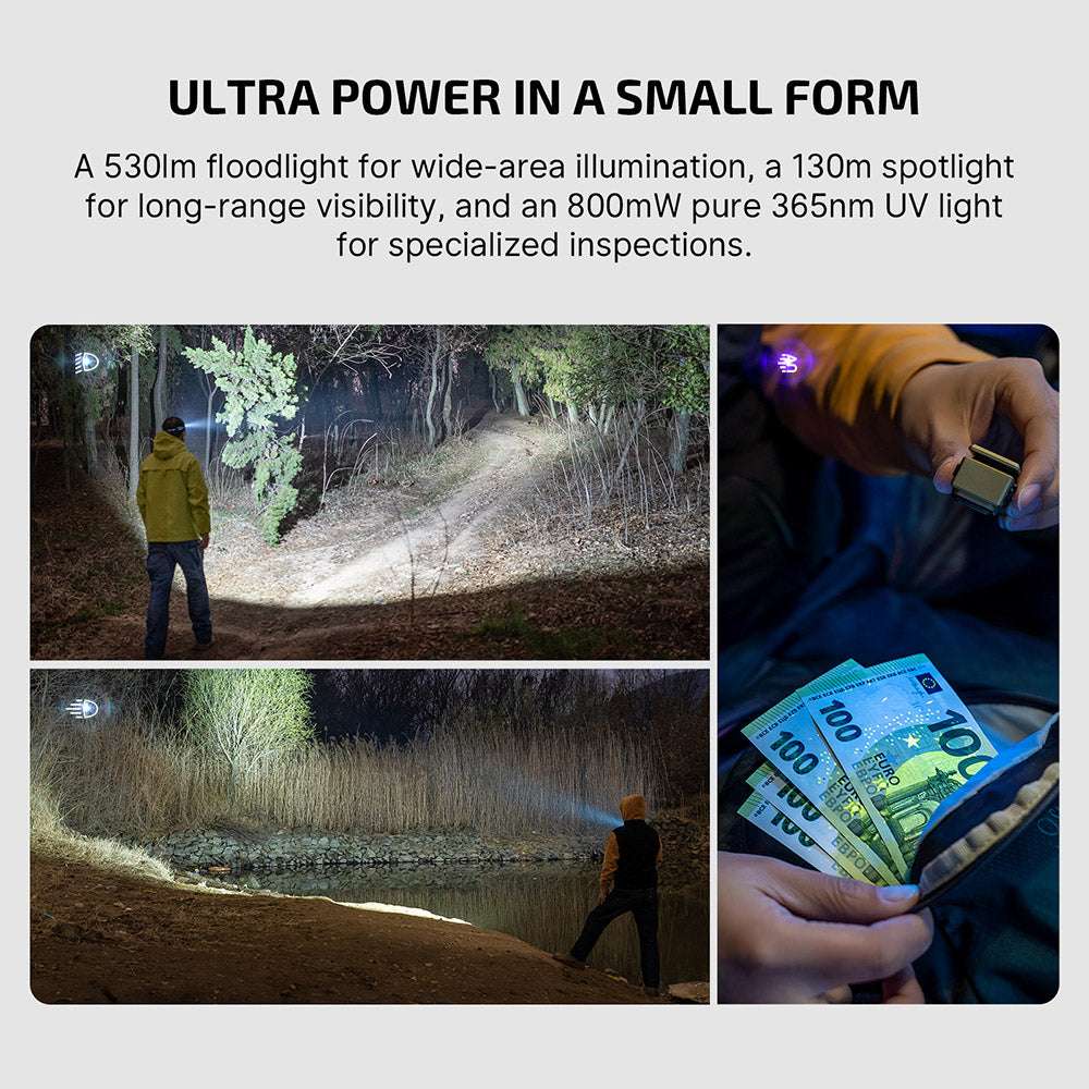 Olight Oclip Ultra | linterna EDC 3 en 1 con clip | 530 lm