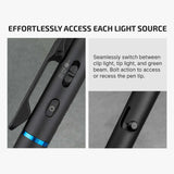 Olight O'Pen 3 | linterna tipo bolígrafo multifuncional | 120 lm + láser verde