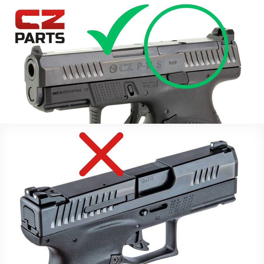 CZ P-10 placa adaptadora OR | huella Docter 