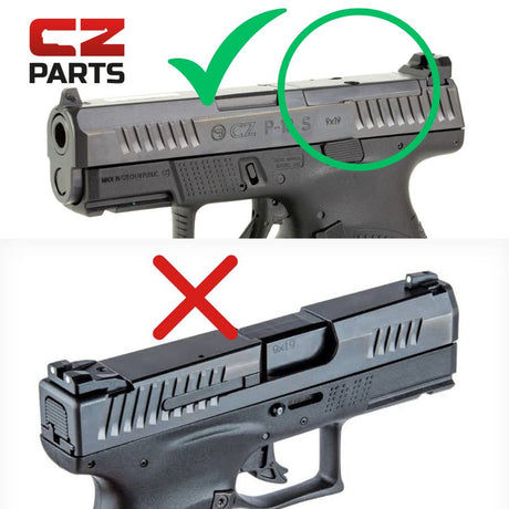 CZ P-10 placa adaptadora OR | huella Trijicon RMR 