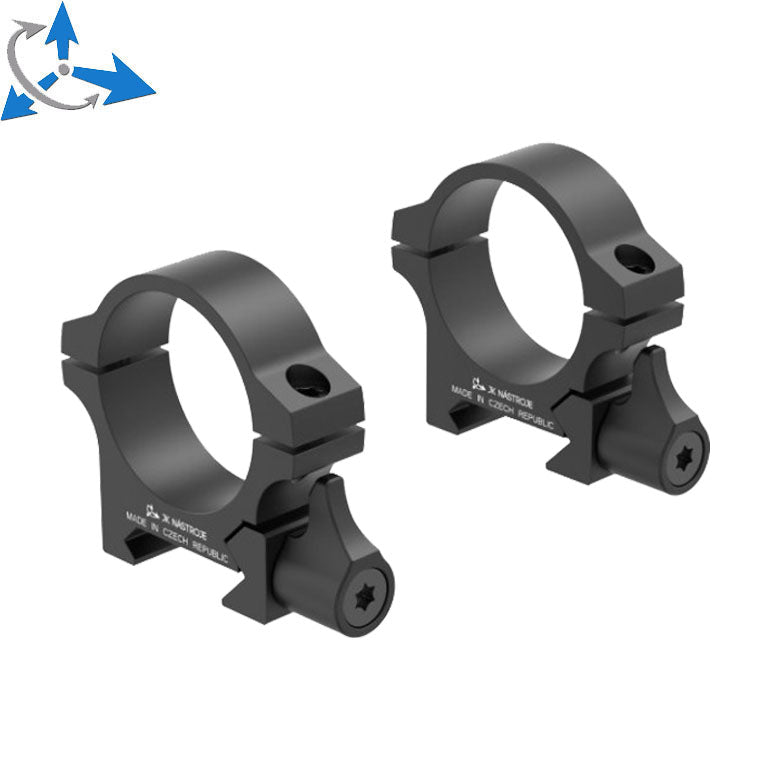 Anillas de visor de 30 mm | base de riel Picatinny con palanca JK-N